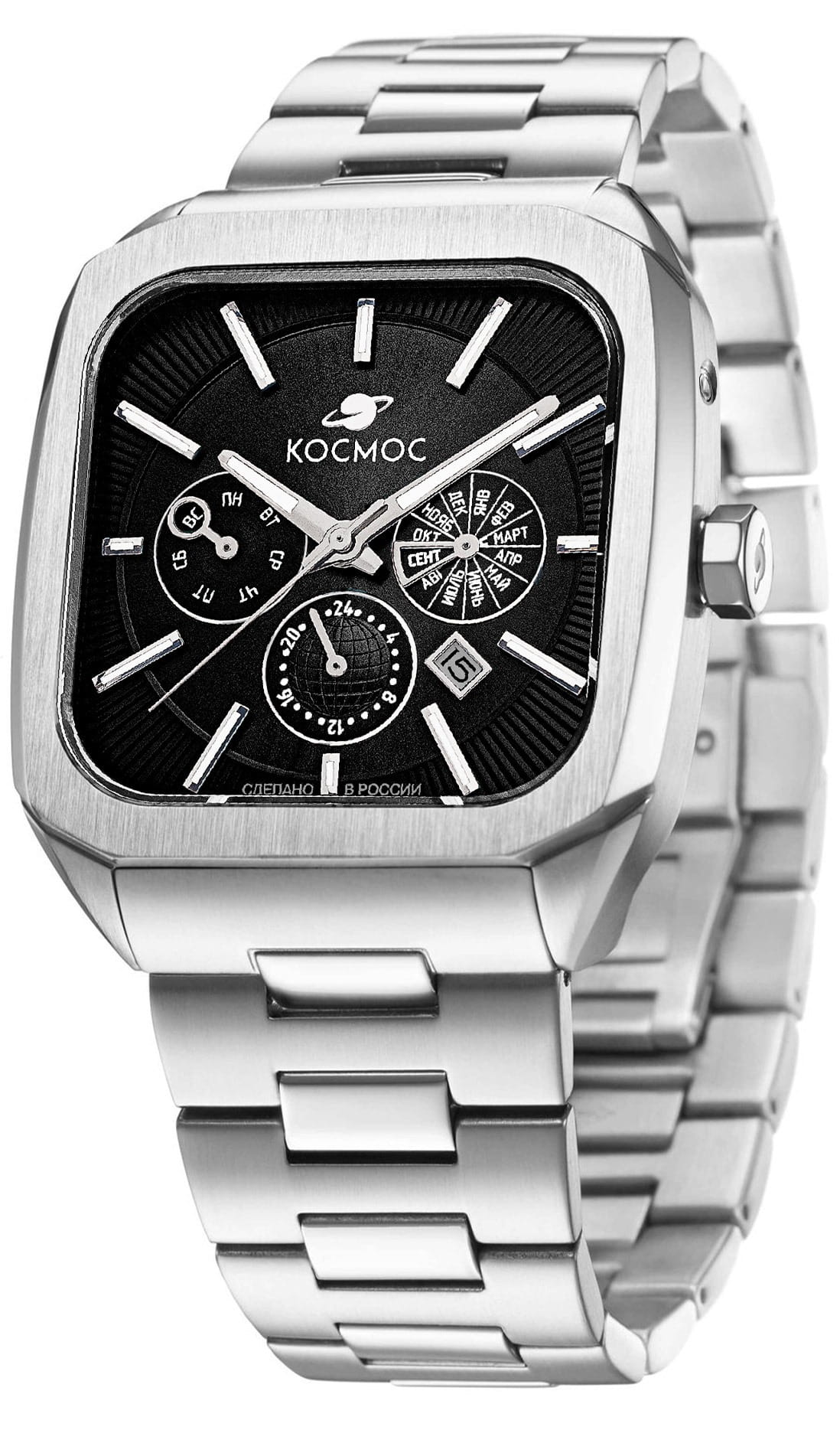 Космос Космос Марсоход II K 219.10.31 , наручные мужские часы фото под углом